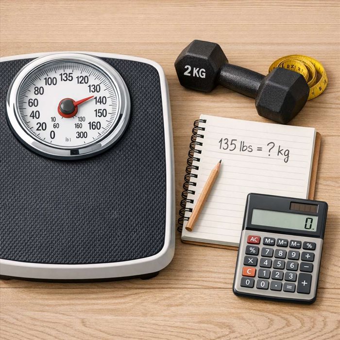 135 lbs en kg : conversion simple et rapide | Guide complet