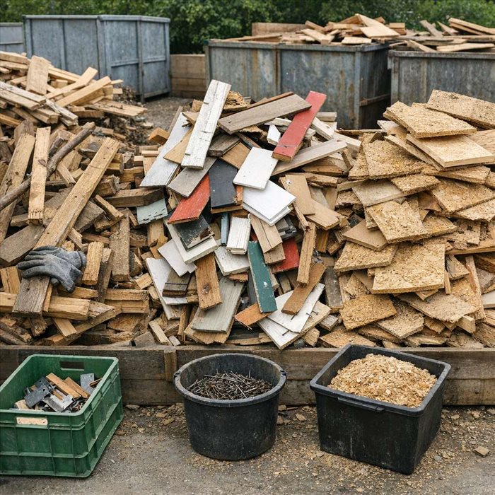 Comment trier le bois avant son recyclage : guide complet