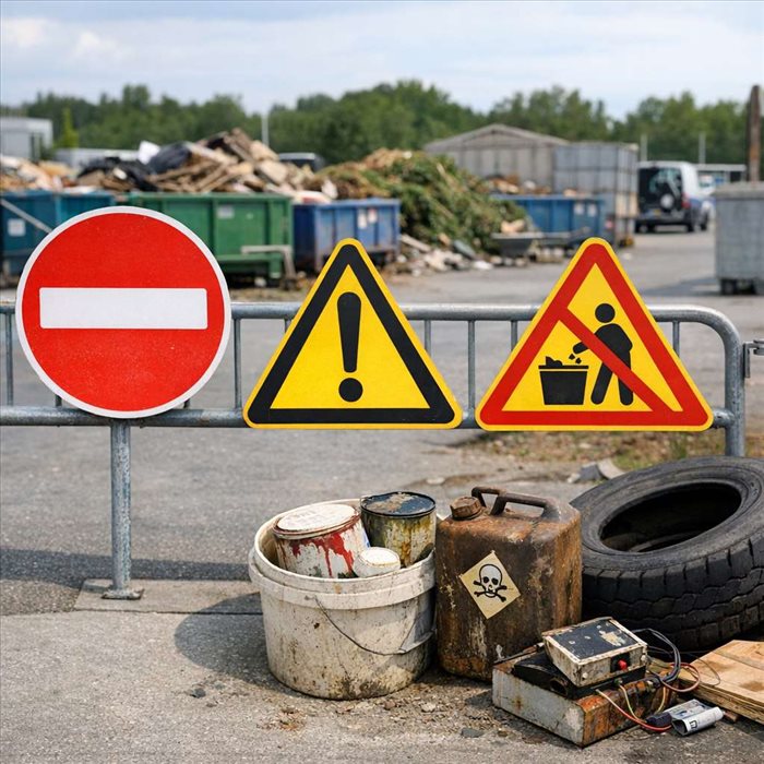 Pourquoi certains déchets sont-ils refusés en déchèterie ? Guide complet