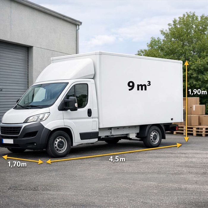 Dimensions d’un camion 9 m³ : tout savoir avant de louer