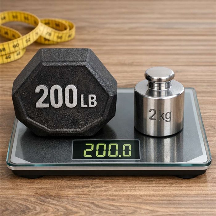 200 lbs en kg : conversion simple et rapide