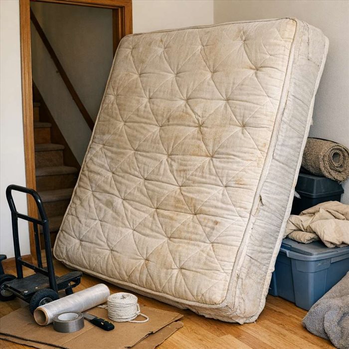 Que faire d’un matelas impossible à transporter ? Solutions