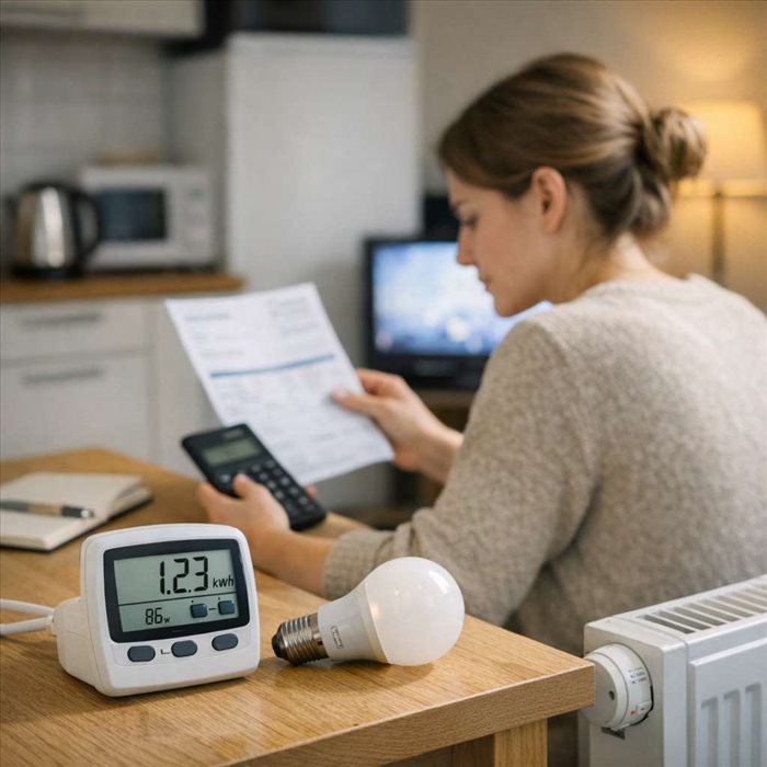 Consommation électrique d’une personne seule : estimation et budget