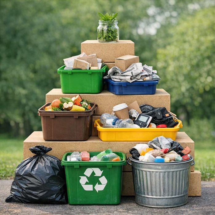 Hiérarchie des déchets : comprendre les 5 niveaux essentiels