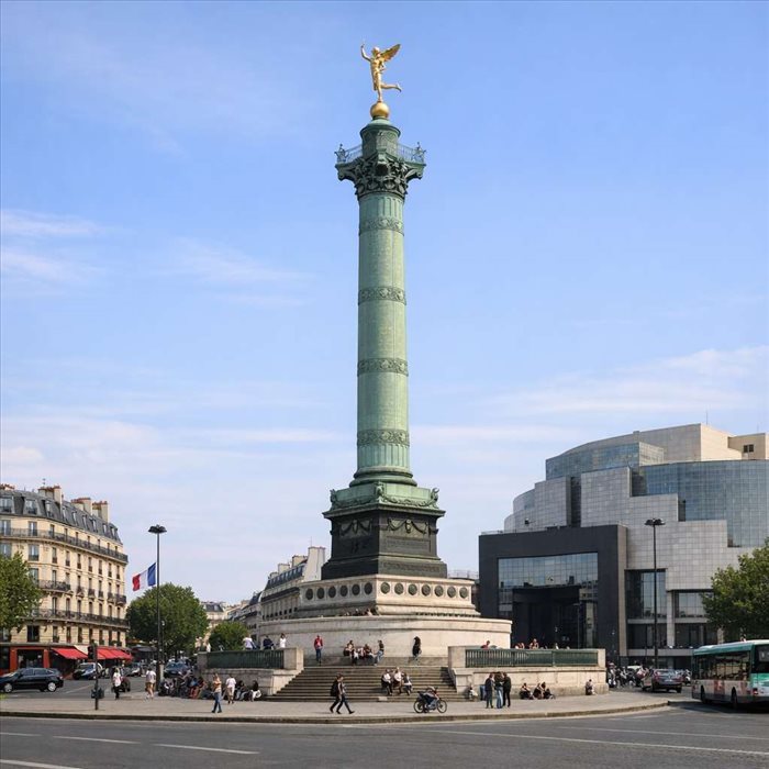 Place de la Bastille à Paris : histoire, symboles et mémoire
