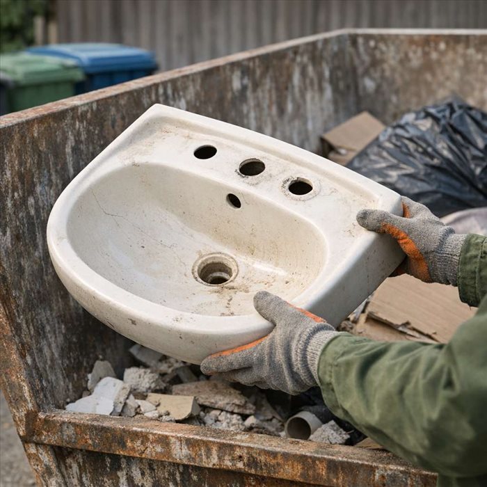 Comment jeter un lavabo en céramique ? Guide simple et efficace