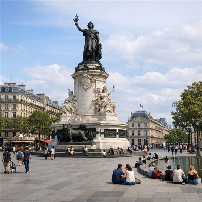 Place de la République à Paris : histoire et évolution