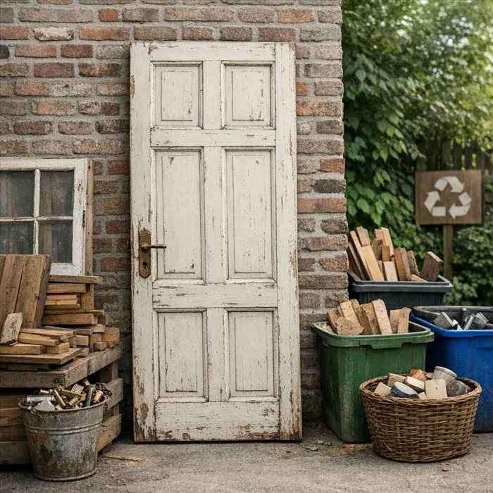 Où recycler une porte intérieure ancienne ? Guide complet
