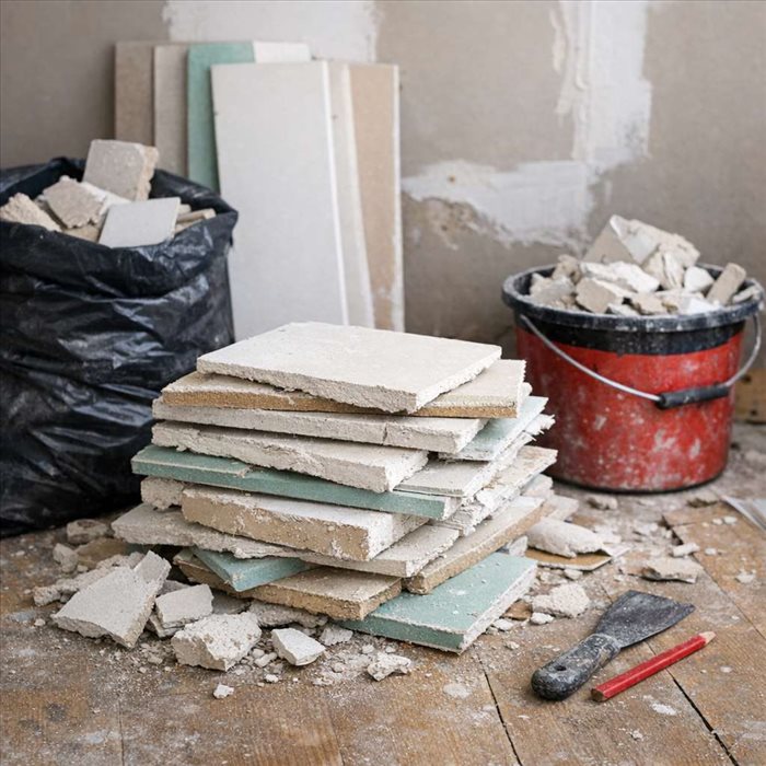 Que faire des plaques de plâtre après des travaux ? Guide pratique